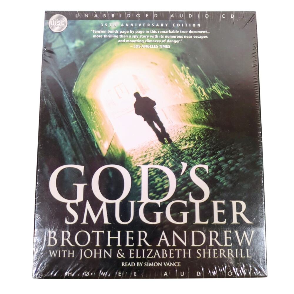 God's Smuggler Unabridged Audio CD Brother Andrew John Elizabeth Sherrill Simon